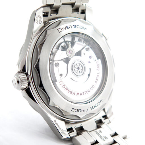 Omega Seamaster Diver 300m with White Dial on Bracelet - Image 4