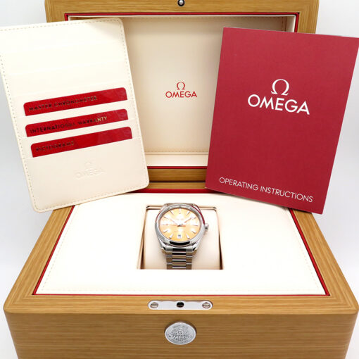 Omega Seamaster Aqua Terra Shades 38mm with Saffron Dial - Image 2
