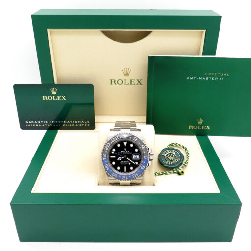 Alternative view of Rolex 126710BLNR GMT Master II on Oyster (New Old Stock)