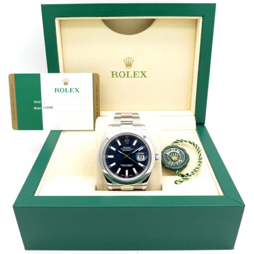 Rolex 116300 Datejust II with Blue Stick Dial on Oyster - Image 2