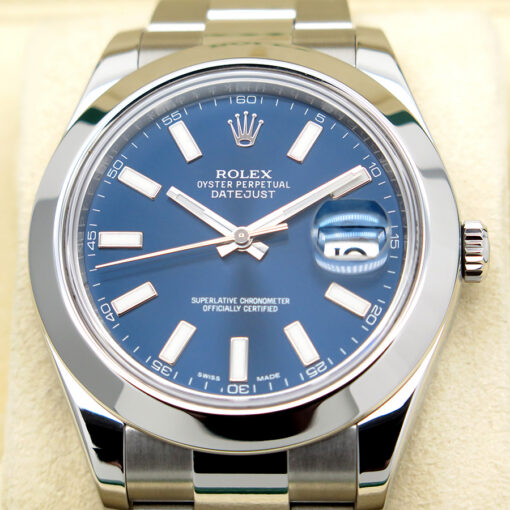 Rolex 116300 Datejust II with Blue Stick Dial on Oyster - Image 3