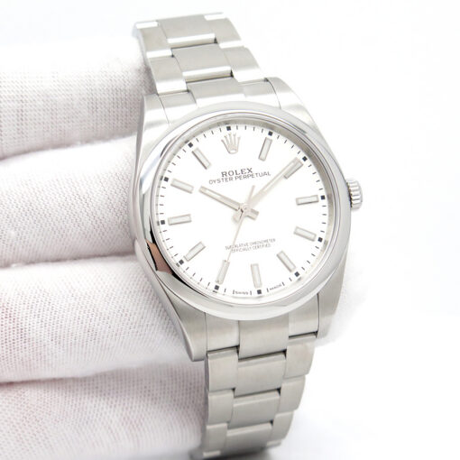 Rolex CPO 114300 Oyster Perpetual with White Dial