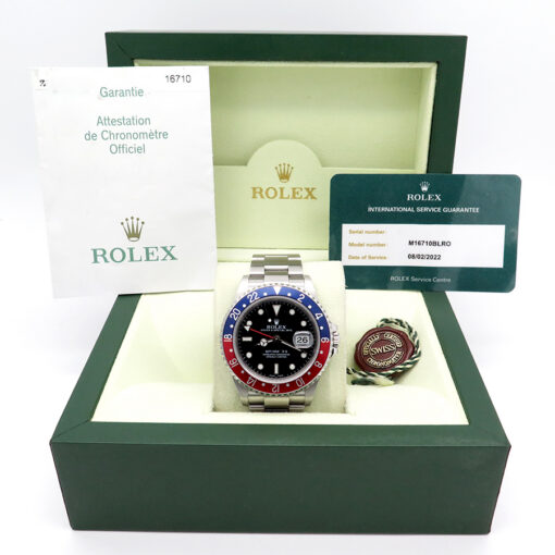 Rolex 16710 GMT Master II with Red & Blue Bezel - Image 2