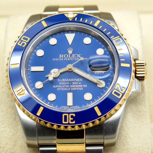 Rolex 116613LB Submariner 18K/SS Blue Dial - Image 3