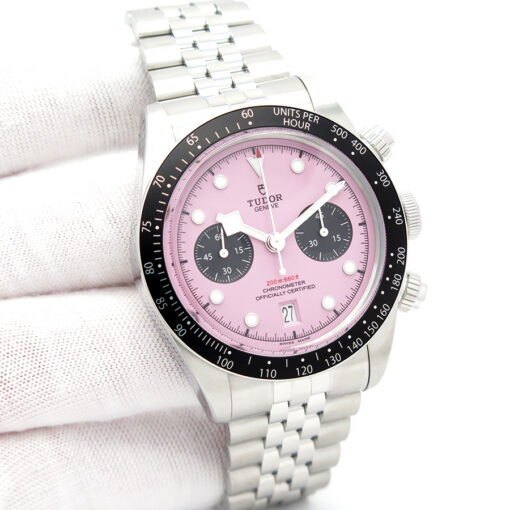 Tudor 79360N Black Bay Chronograph with Pink Dial