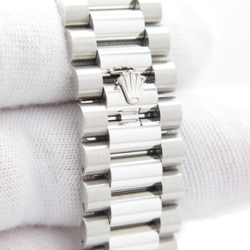 Rolex 228236 Day Date 40 Platinum with Ice Blue Stick Dial - Image 7