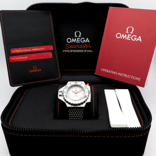 Omega Seamaster Ploprof Automatic 1200m Steel with White Dial - Image 2