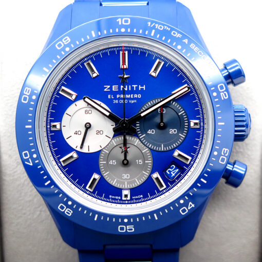 Zenith Chronomaster Sport Ceramic Blue 160th Anniversary Limited Edition - Image 3