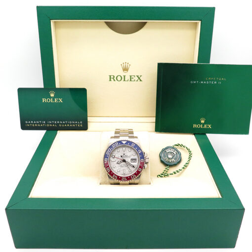 Rolex 126719BLRO GMT Master II 18K White Gold with Meteorite Dial - Image 2