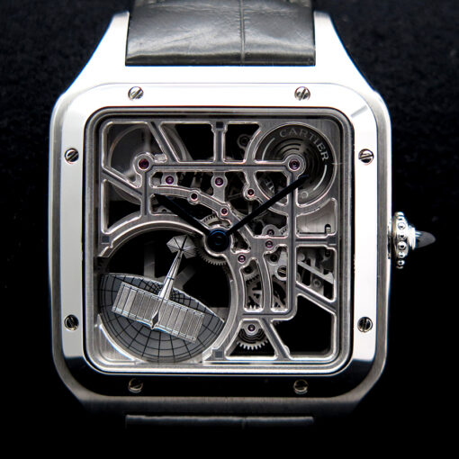 Cartier WHSA0032 Santos-Dumont Skeleton Micro-Rotor - Image 3