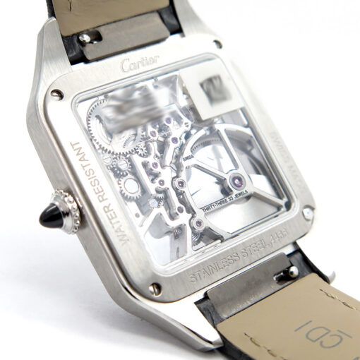 Cartier WHSA0032 Santos-Dumont Skeleton Micro-Rotor - Image 4