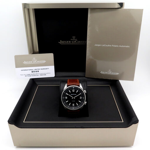 Jaeger LeCoultre Q9008471 Polaris Automatic with Black Dial on Leather - Image 2