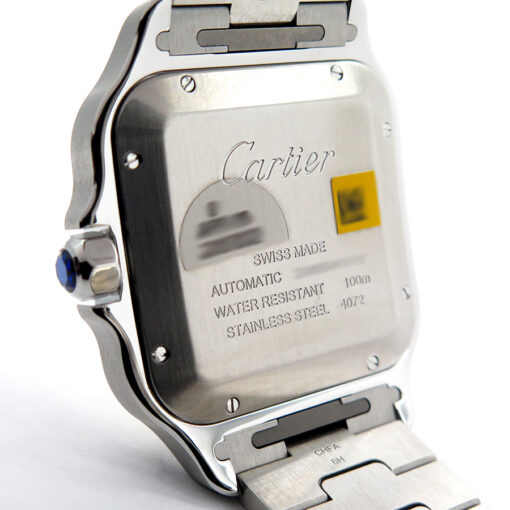 Cartier W2SA0030 Santos de Cartier Large 18K/SS Automatic with Grey Dial - Image 5