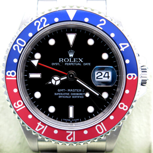 Rolex 16710 GMT Master II with Red & Blue Bezel - Image 3