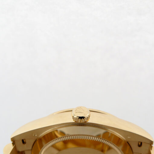 Rolex 228348RBR Day Date 40 18K Yellow Gold with Champagne Diamond Baguette Dial / Diamond Bezel - Image 4