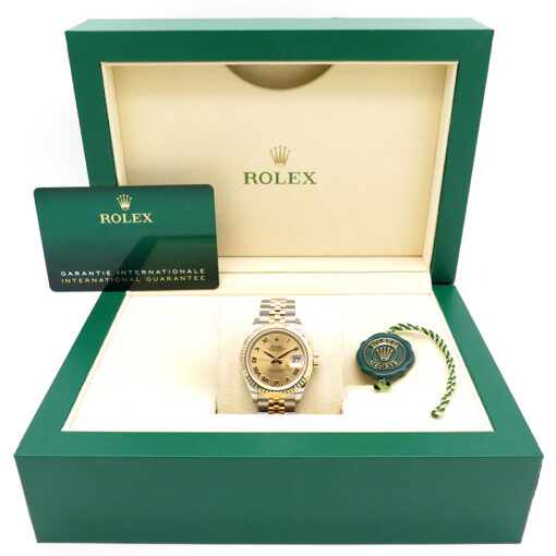 Rolex 279173 Datejust 18K/SS with Champagne Roman Dial on Jubilee - Image 2