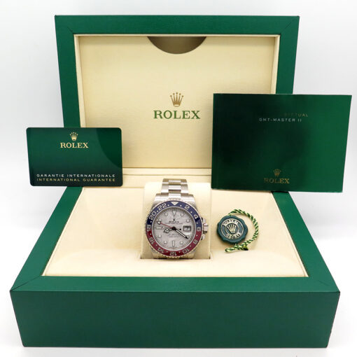 Rolex 126719BLRO GMT Master II 18K White Gold with Meteorite Dial - Image 2