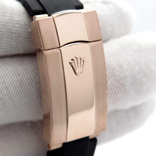 Rolex 326235 Skydweller 18K Rose Gold with White Dial on Oysterflex - Image 7