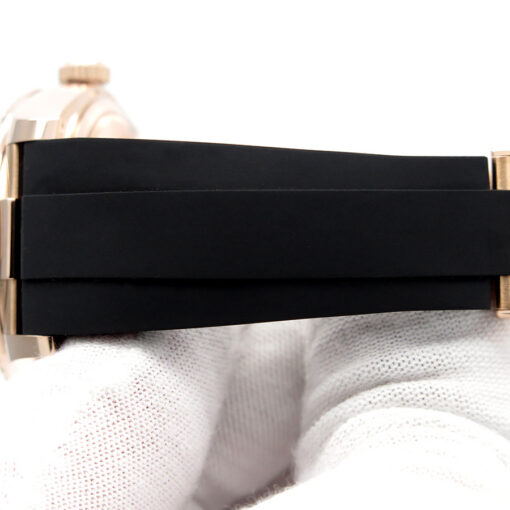 Rolex 326235 Skydweller 18K Rose Gold with White Dial on Oysterflex - Image 8