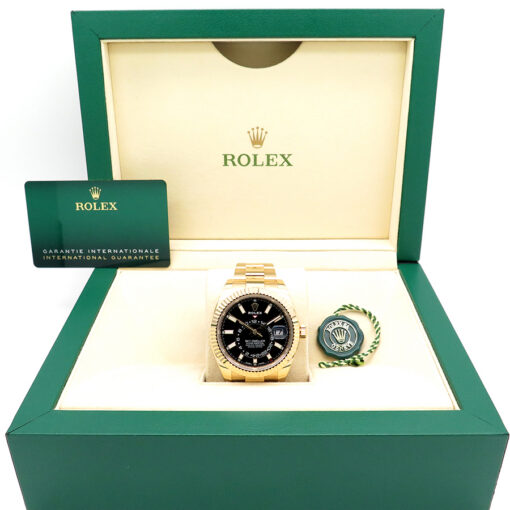 Rolex 326938 Skydweller 18K Yellow Gold with Black Dial - Image 2