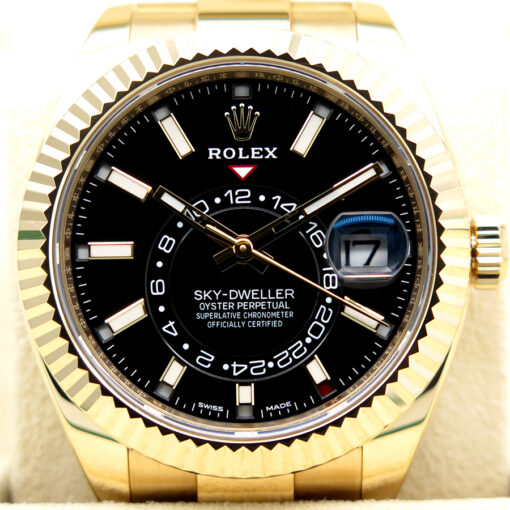 Rolex 326938 Skydweller 18K Yellow Gold with Black Dial - Image 3