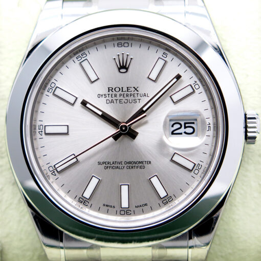 Rolex 116300 Datejust II with Silver Stick Dial on Oyster - Image 3