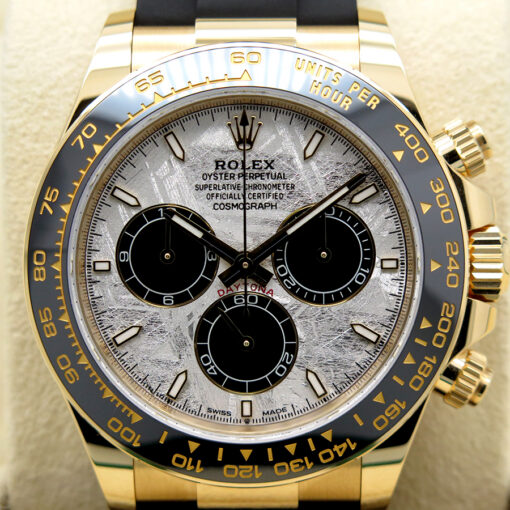 Rolex 126518LN Cosmograph Daytona 18K Yellow Gold with Meteorite Dial - Image 3
