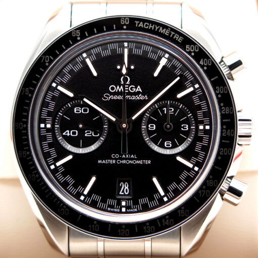 Omega Speedmaster Racing Chronograph with Black Dial on Bracelet - Image 3