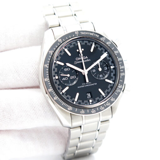 Omega Speedmaster Racing Chronograph with Black Dial on Bracelet