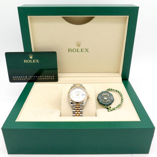Rolex 279173 Datejust 18K/SS with White Roman Dial on Jubilee - Image 2