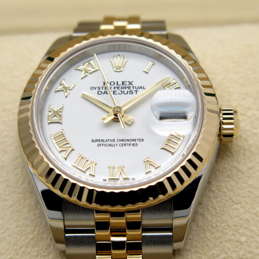 Rolex 279173 Datejust 18K/SS with White Roman Dial on Jubilee - Image 3