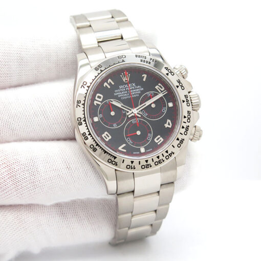 Rolex 116509 Cosmograph Daytona 18K White Gold with Black Arabic Dial