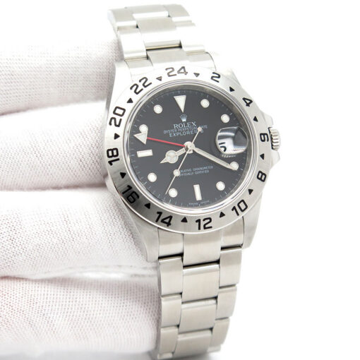 Rolex 16570 Explorer II with Black Dial and 3186 Movement