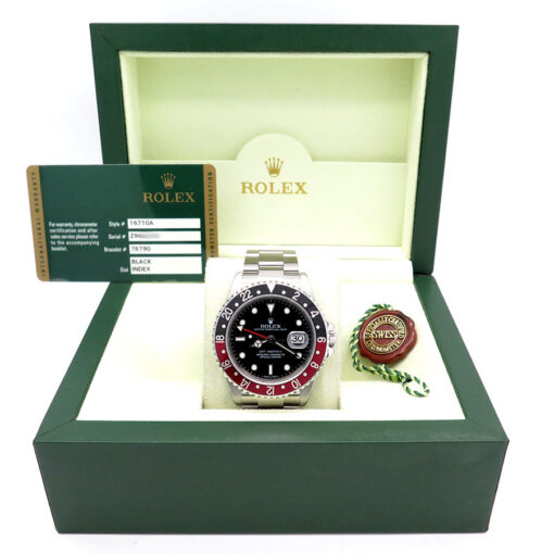Rolex 16710 GMT Master II with Red/Black Bezel and 3186 Movement - Image 2