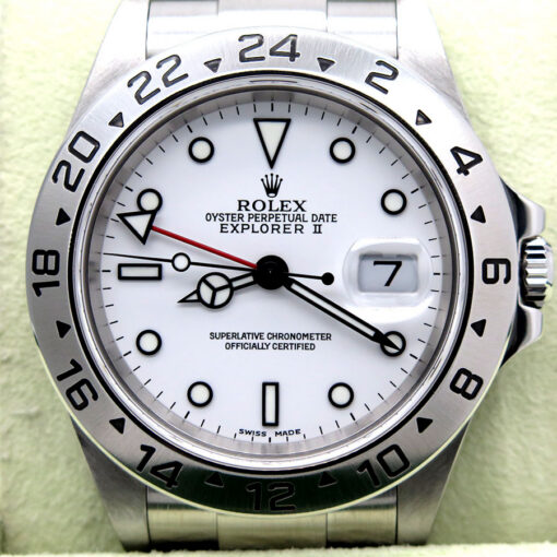 Rolex 16570 Explorer II with White Dial - Image 3