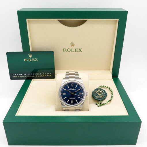 Rolex 124300 Oyster Perpetual 41mm with Blue Dial - Image 2