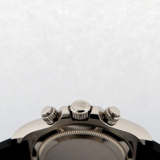 Rolex 126519LN Cosmograph Daytona 18K White Gold with Steel Dial on Oysterflex - Image 4