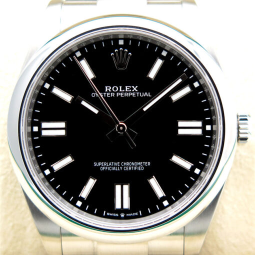 Rolex 124300 Oyster Perpetual 41 with Black Dial - Image 3