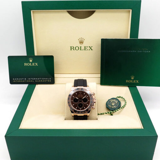 Rolex 126515LN Cosmograph Daytona 18K Rose Gold with Chocolate Dial - Image 2