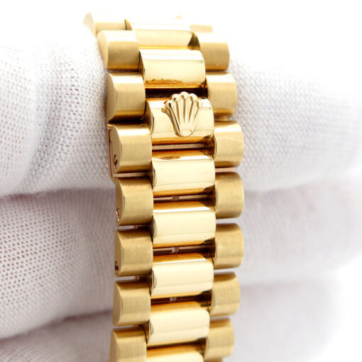Rolex 18238 Day Date 18K Yellow Gold with Champagne Stick Dial - Image 11
