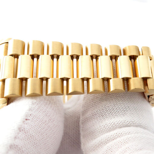 Rolex 18238 Day Date 18K Yellow Gold with Champagne Stick Dial - Image 12