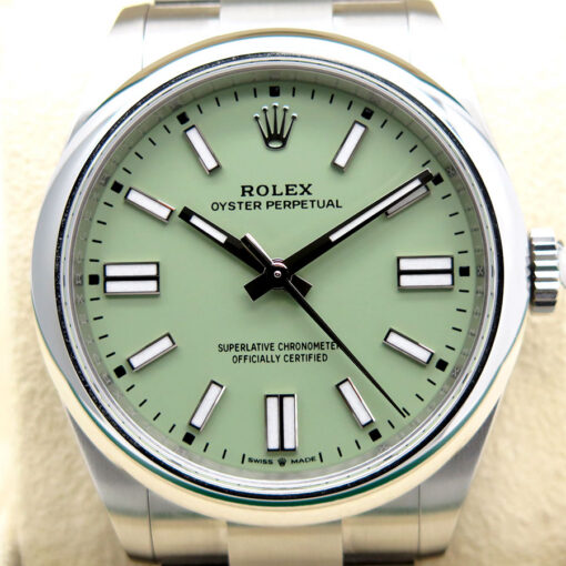 Rolex 134300 Oyster Perpetual 41 with Pistachio Dial - Image 3