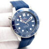 Omega Seamaster Diver 300m with Blue Dial on Strap