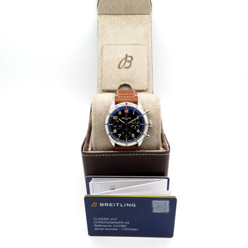 Alternative view of Breitling A23380 Classic AVI Chronograph 42mm P-51 Mustang