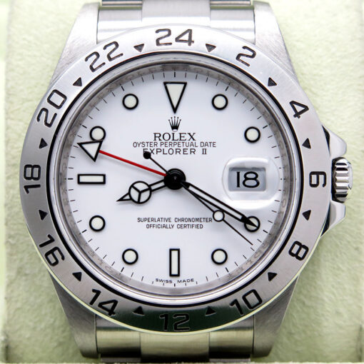 Rolex 16570 Explorer II with White Dial and 3186 Movement - Image 3
