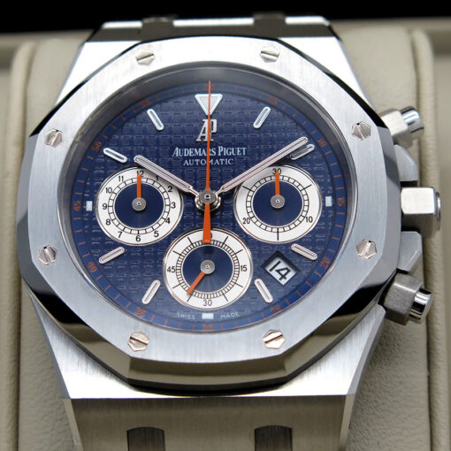 Audemars Piguet 26300ST Royal Oak 39mm Chronograph with Blue Dial - Image 3