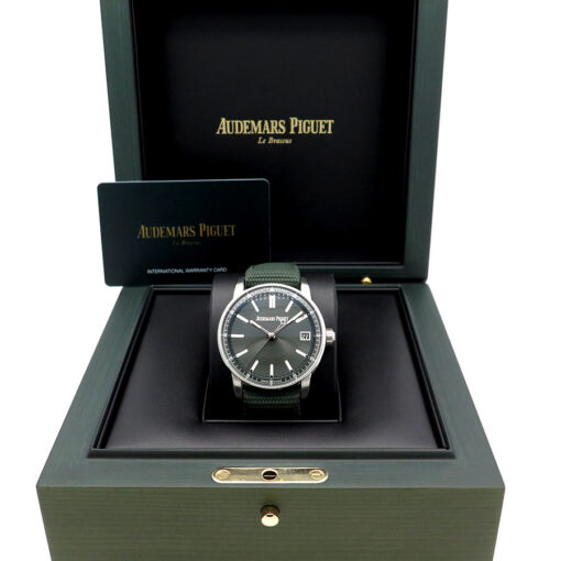 Alternative view of Audemars Piguet 15210ST Code 11.59 Automatic with Green Dial