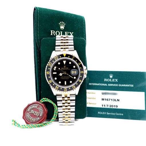 Rolex 16713LN GMT Master II 18K/SS on Jubilee - Image 2