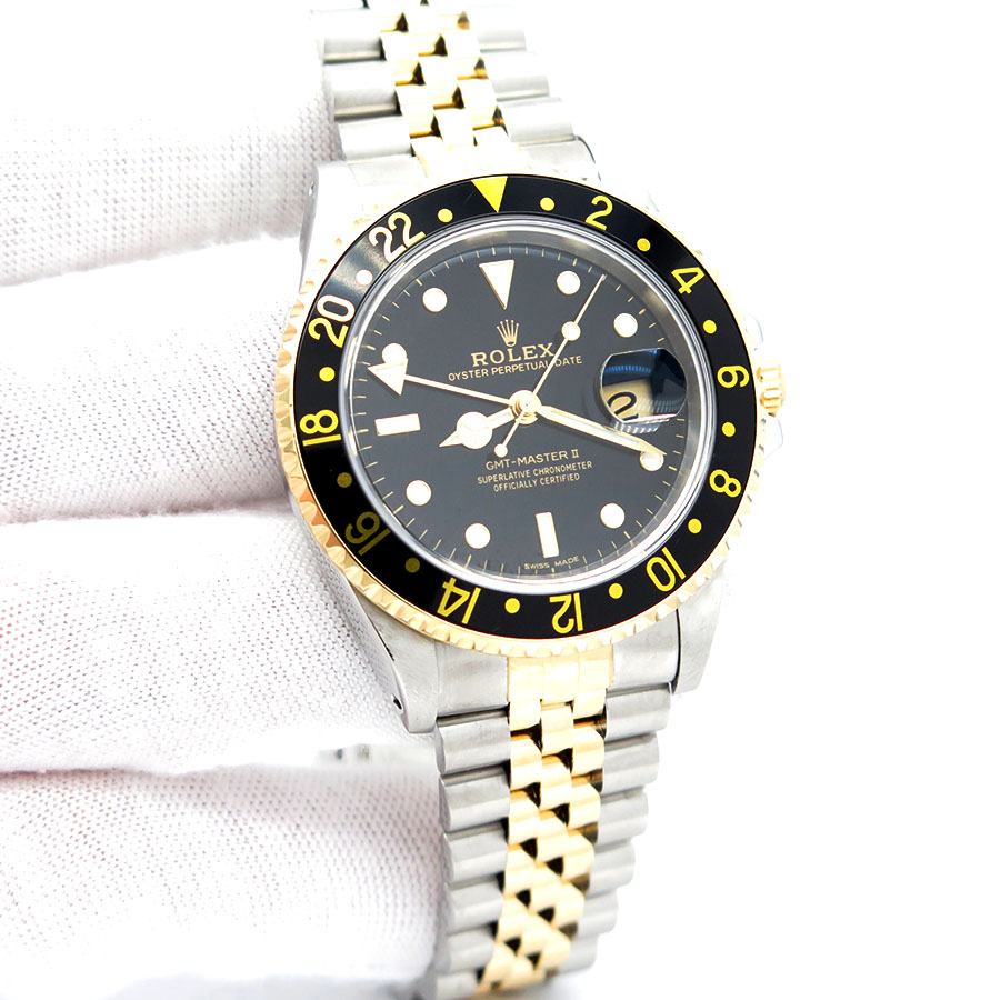 Rolex 16713LN GMT Master II 18K/SS on Jubilee