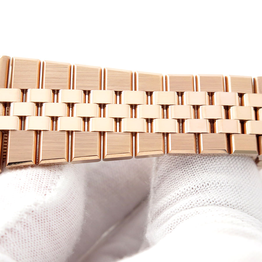Rolex 127335 Land-Dweller 18K Rose Gold with White Dial - Image 9